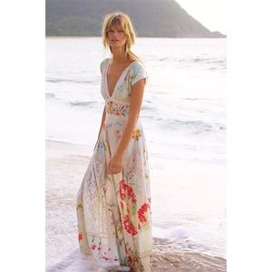 Free People Hibiscus Heaven Maxi Dress